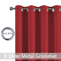 Red Blackout Curtains 84 Inch Long